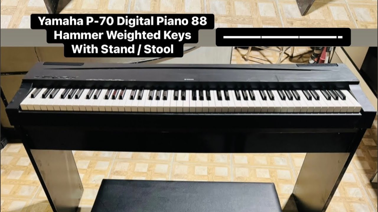 Yamaha P-70 Digital Piano 88 Hammer weighted Keys (Wilsons Music