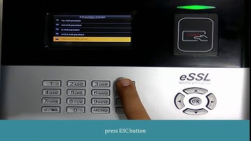 How to set antipassback Settings in eSSL S990