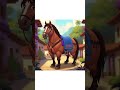 reimagining the cast of Encanto as horses