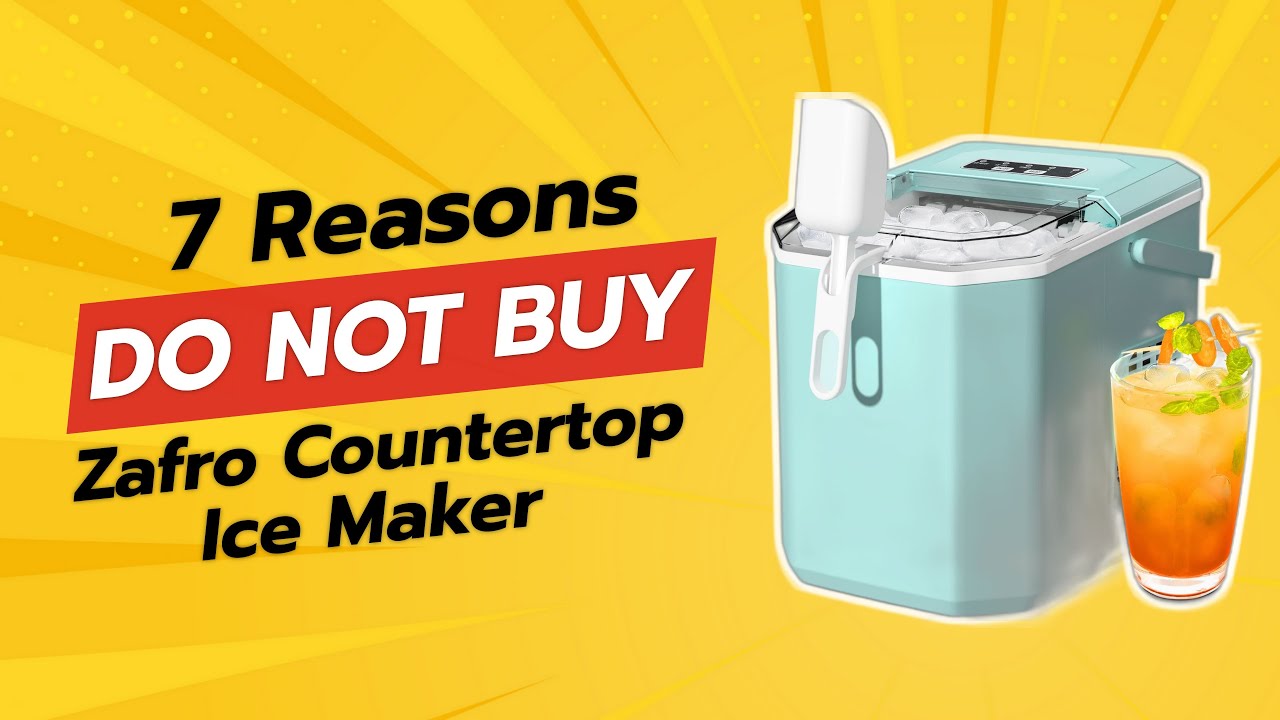 DON'T BUY Zafro Countertop Ice Maker Before Watching THIS! 🚫🥶 (7 Reasons)