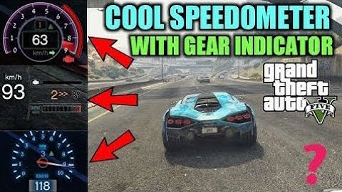 2025 HOW TO INSTALL SPEEDOMETER WITH GEAR INDICATOR IN GTA 5