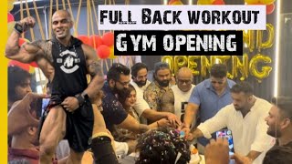 Build Bigger Back | Complete Back Workout |  Gym Opening | Indian Rock | Kuldeep Singh yadav