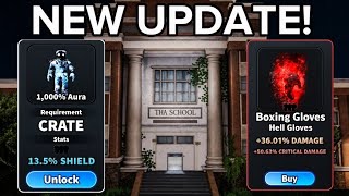 This NEW Roblox Fight In A School UPDATE IS CRAZYY!! | BOSSES + 3 NEW GLOVES & MORE