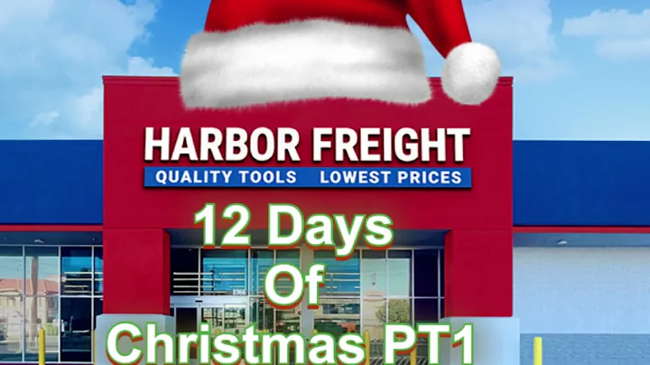 🔥 Harbor Freight 12 Days of Christmas: HUGE 4 Days Savings! Pt 1
