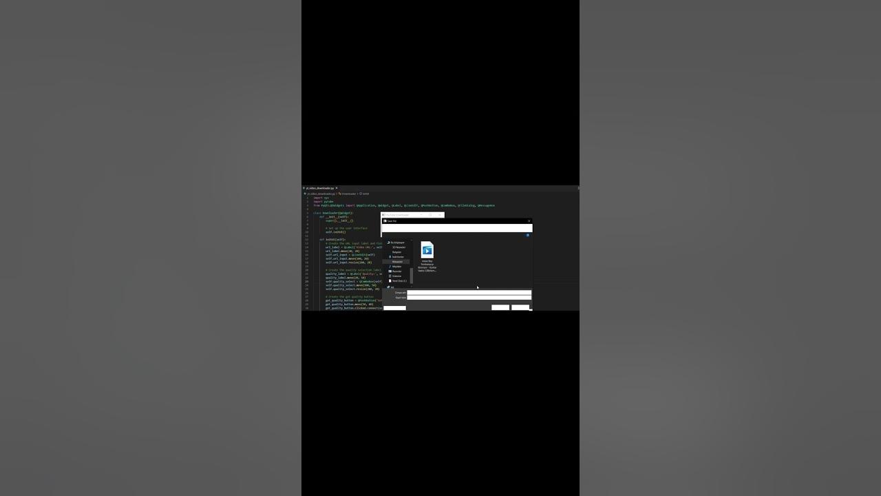 Python PyTube Video Downloader Basic Interface - YouTube