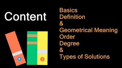 DIFFERENTIAL EQUATIONS | Lecture -1 | Prof. Arun Kumar Chatterjee | IEM