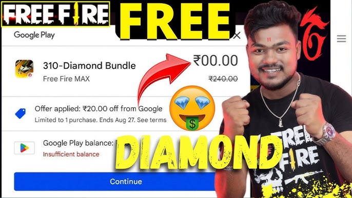 I redeem 100 dollar but i Didn't get Garena Free Fire Diamond in Reward!  Please check - Google Play Community