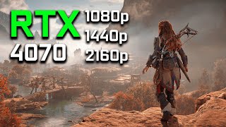 Horizon Forbidden West: RTX 4070 | DLSS 3 Frame Generation | 1080p - 1440p - 4k