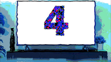 LEARN NUMBER 4 ON 3D COLOR SPARTA STACKED MIRROR EFFECT/INSPIRED BY GAMMAVISION EFFECTS 