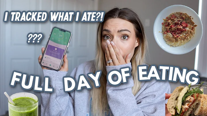 i FINALLY tracked WHAT I EAT in a day and am SHOCK...