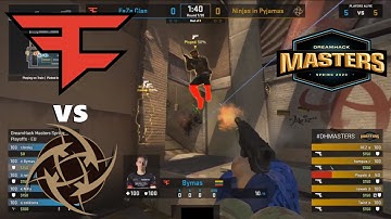 FaZe vs NIP - DreamHack Masters Spring 2020 - CS:GO