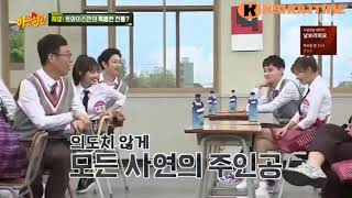 Knowing Brothers  Ep 152 - Brothers give Min Kyung Hoon birthday kiss