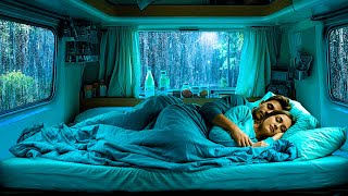 Rain and Thunder Sounds in a Cozy Car 🌧️ Deep Sleep & Relaxation White Noise