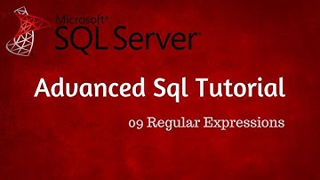 Advanced Sql Tutorial (054 Regular Expressions Introduction)