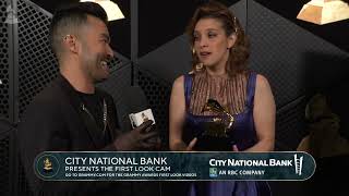 GABY MORENO Checks In At The CNB "First Look" Cam At The 2024 GRAMMYs Premiere Ceremony