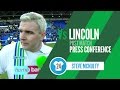 Postmatch interview steve mcnulty with bt sport lincoln home