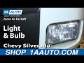 How To Replace Fog Lights and Bulbs 2007-15 Chevy Silverado