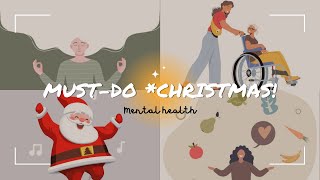 5 MUST-DO Mental Health List For Christmas. #mentalhealthawareness #vlogmas #christmas #status