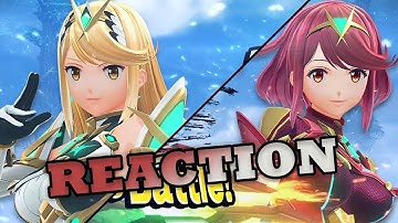 XENOBLADE 2 FANS WIN! - Pyra + Mythra Smash Reveal REACTION