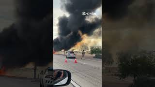 Truck fire causes delays on I-10 westbound in Avondale shorts