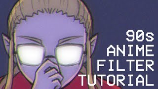 How to Make a 90s Anime Screenshot | Filter Tutorial