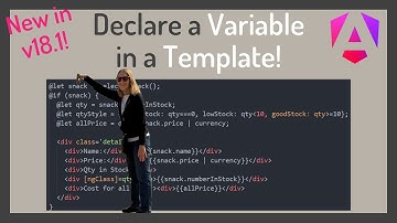Declare Variables in Templates: Angular