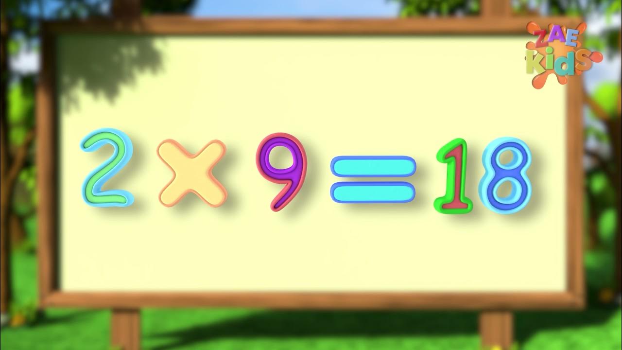 Learn Mathematical Table Number 2 ZAE Kids Nursery Rhymes With