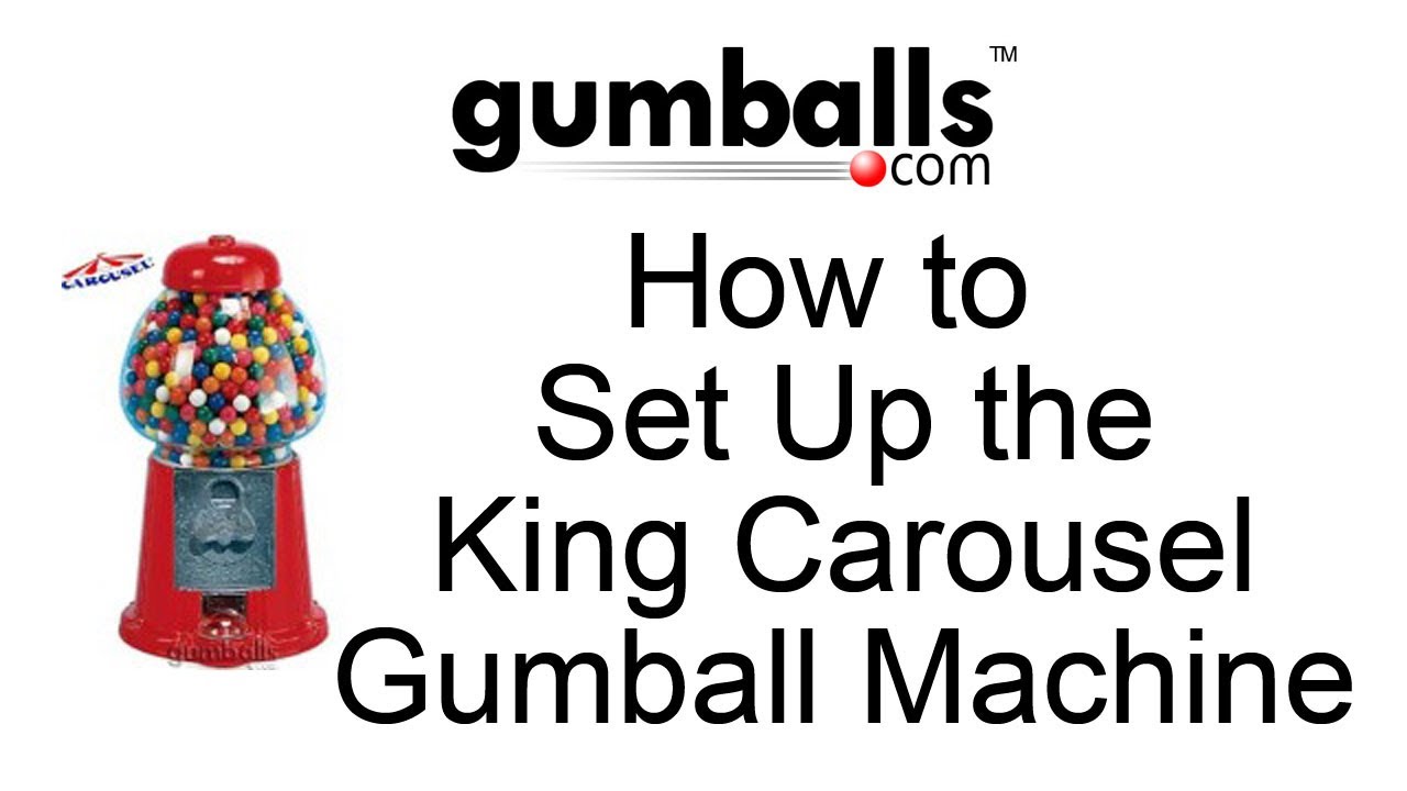 King Carousel Gumball Machine