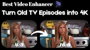 How to Convert 4:3 to 16:9 | Enhance Quality with AI | Old TV to HD💥