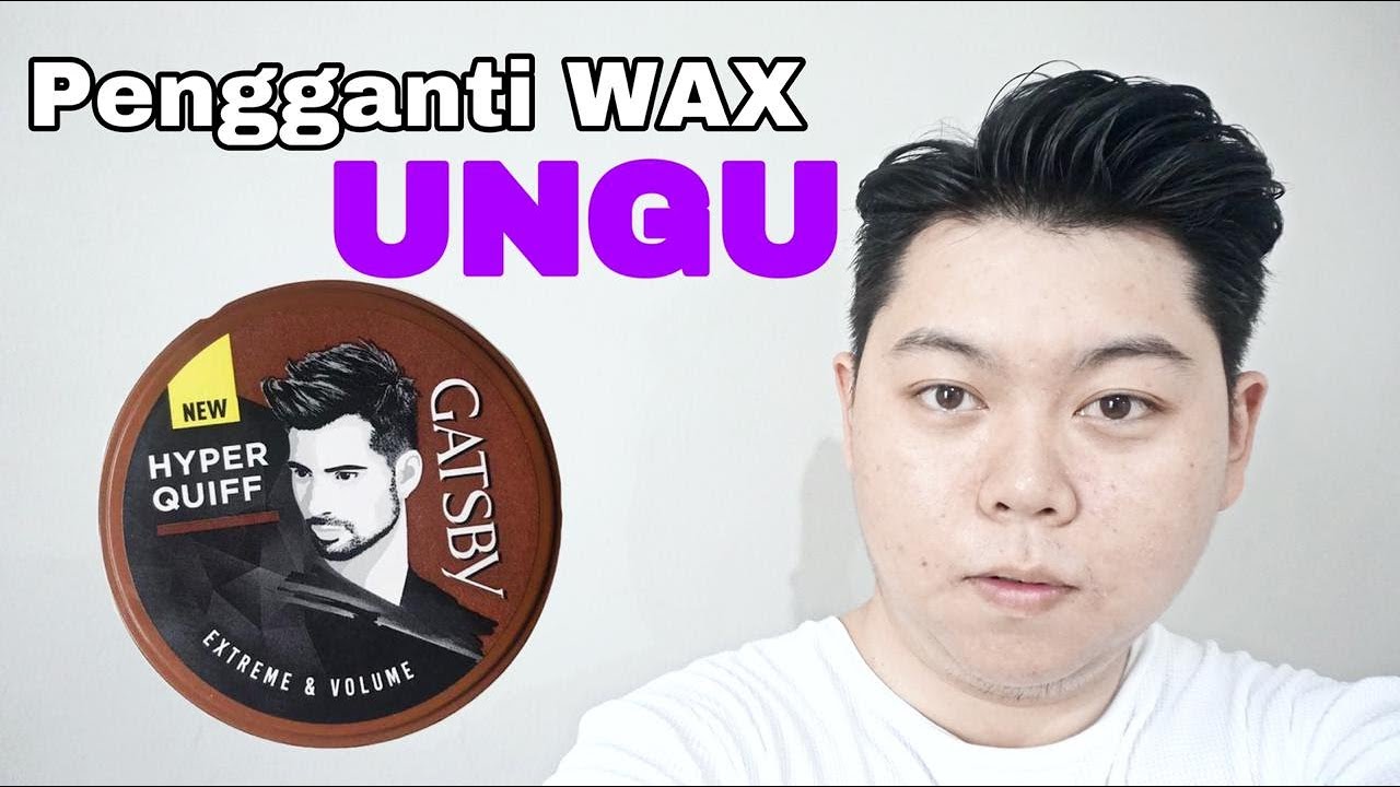 GATSBY STYLIG WAX HYPER QUIFF WAX PENGGANTI GATSBY UNGU. YouTube