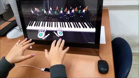 Vokinhzopas - A Leap motion Piano