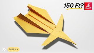 How to make a Paper Jet that flies Far - 150+ FEET PAPER AIRPLANE | Shark X
PAPER AIRPLANE MASTERCLASS ✈️: Learn, Create, Fly!
Welcome to TriKdanG, your ultimate destination for everything related to paper airplanes! Whether youre a beginner or a folding pro, this channel is packed with tutorials, test flights, and tips for crafting paper airplanes that soar high, fly far, and even perform amazing tricks.
► What You’ll Find Here:
• Step-by-step folding guides for beginner, intermediate, and expert-level paper planes.
• Paper airplane test flights to fine-tune your throwing technique.
• Tips for maximizing flight performance, distance, and stability.
Ready to Take Flight? Heres Your Pre-Flight Checklist:
1. Use standard Letter-size (8.5 x 11 or 20–24 lb) or A4 paper (80 g/m²).
2. Follow along with detailed instructions in HD.
3. Adjust your launch angle (20–30 degrees) for best results.
Watch Playlists That Soar to New Heights!
► Beginner Gliders: Start with easy-to-fold designs for consistent flights!
► Long Distance Flyers: Planes that go the distance and beat records.
► Trick Planes: Create planes that loop, boomerang, and impress your audience.
► Artistic Designs: Combine creativity and craftsmanship for stunning paper planes.
Join the TriKdanG Community!
► Subscribe for the latest videos and updates: youtube.com/@UCDcQAY8Rd1rDL9NnH4snKgA
► Connect with TriKdanG:
• Instagram: https://www.instagram.com/trikdang
• Facebook: http://goo.gl/iI7fou
Support the Channel and Keep the Skies Alive!
TriKdanG appreciates your likes, shares, and subscriptions. Consider supporting by purchasing the Modern Paper Airplanes book. Buy Here:(https://a.co/d/cR35rBm) or donate through Super Thanks.
A Big Thank You to You!
This channel thrives because of your amazing support. Happy flying, and let’s keep creating masterpieces that defy gravity! How to make a Paper Jet that flies Far - 150+ FEET PAPER AIRPLANE | Shark X