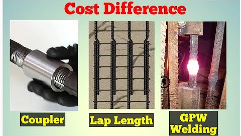 Lap Length vs. Coupler vs. GPW Welding - Cost Difference in Reinforcement Steel Bars