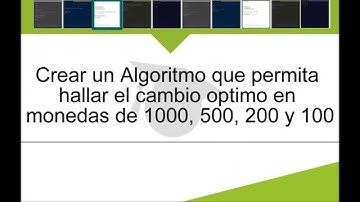 sentencias if-else, operador % -- java (el cambio optimo)