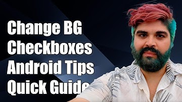 How to Change Background Color of Unchecked Checkbox in Android