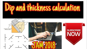 IIT JAM Geology 2018 Solution l Structural Geology Problem l JAM 2018 I STRUCTURAL GEOLOGY I GEOLOGY
