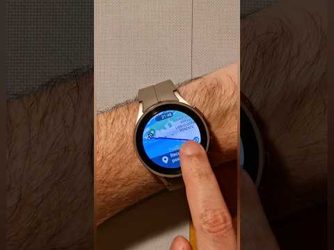 How to download and install a GPX track from our video to Galaxy Watch5 Pro