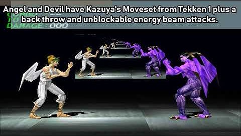 Tekken 2 - Angel \ Devil Move List Explanation