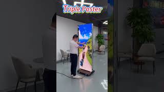 🚀 Meet the Triple Foldable LED Poster – Your Ultimate Portable Display Solution!  #ledinnovation