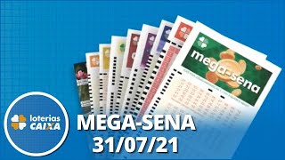 Resultado da Mega Sena - Concurso nº 2395 - 31/07/2021