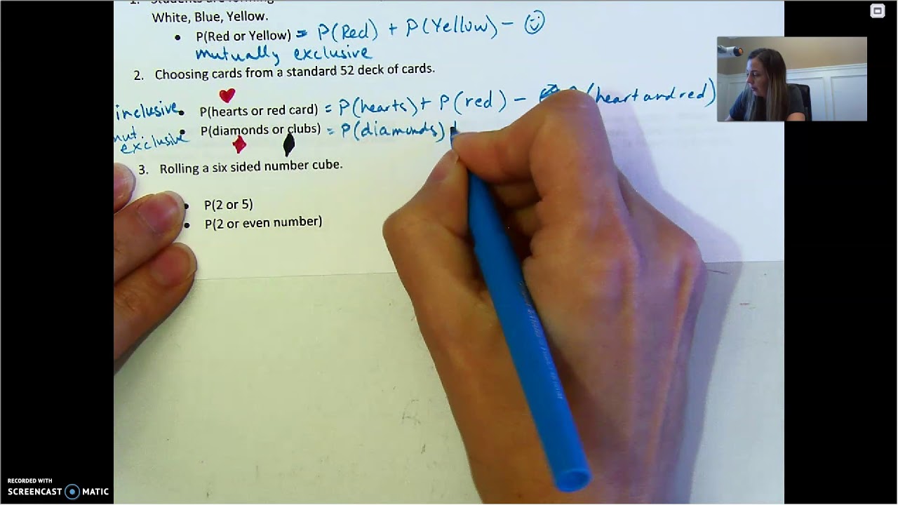 mutually exclusive notes - YouTube
