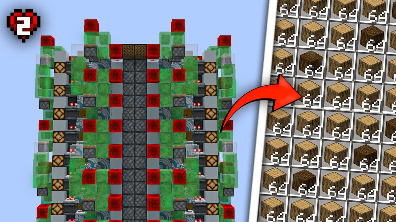 Minecraft’ın EN BÜYÜK Kütük Farmını Yaptım! | Hardcore 2