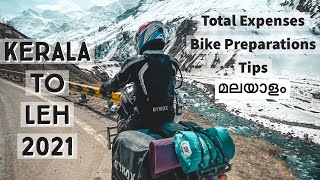 Total Expense | Bike Preparations | Kerala to Leh Ladakh on Royal Enfield Himalayan 2021 Malayalam