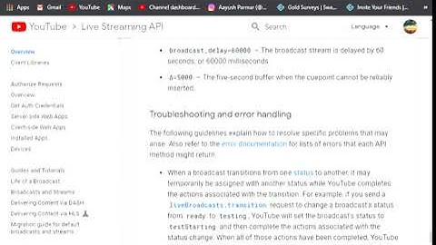 YouTube Live Streaming API Overview     Google Developers   Google Chrome 2020 06 15 00 20 40