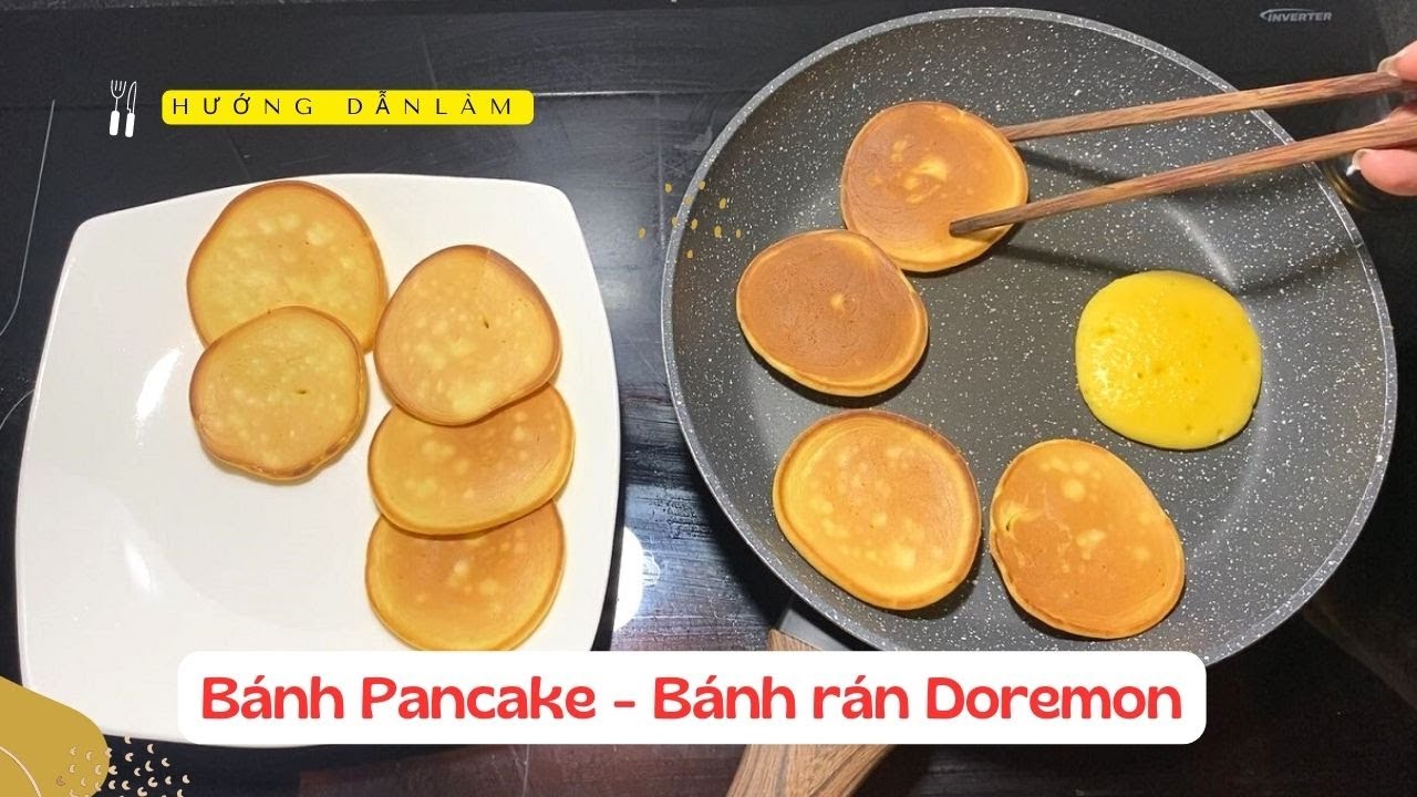 Công thức và cách làm BÁNH PANCAKE - bánh rán Doremon I VÀO BẾP 68 ...
