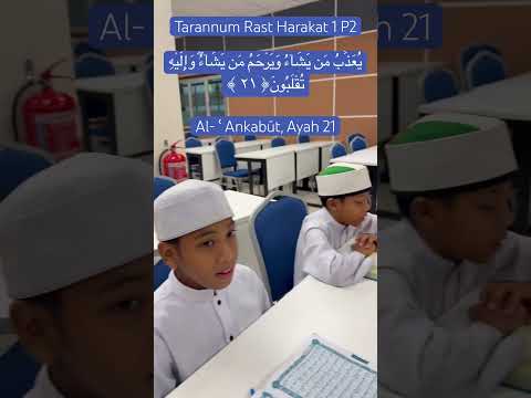 Tarannum Rast Harkat 1 Bersama Anak2 Soleh Quran Beautiful Cartoon Mosque