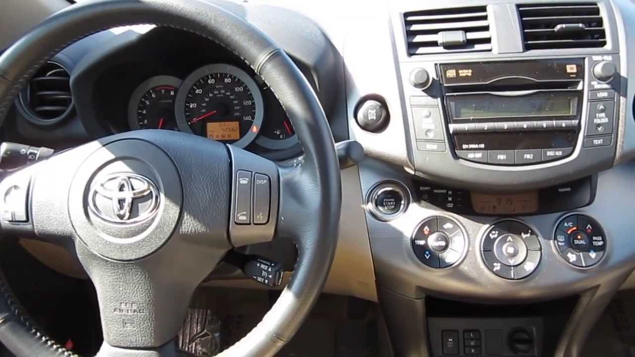 2009 Toyota Rav4 Blue Stock H2002 Interior Youtube