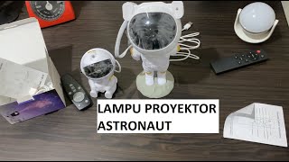 Lampu Tidur Proyektor Bintang Astronaut