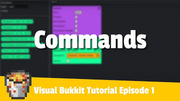Commands.... Ep 1, Visual Bukkit Tutorial