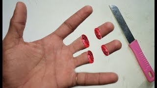 Jaadu sikhen Finger cutting magic trick hindi magic trick/magic trick and revealed